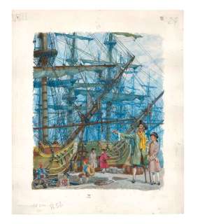 Pierre Joubert | Illustration originale de L’Île au Trésor, | Christie’s