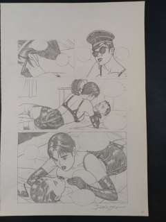 Roberto Baldazzini | Roberto Baldazzini - Chiara Rosemberg - Page volante - Exemplaire unique | Catawiki