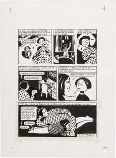 Marjane Satrapi | Persepolis (Original Book Art, page 33) | Sotheby’s