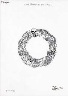 Joe Weems V - Darkstar Skateboard Graphic Chad Fernandez Wheel Design