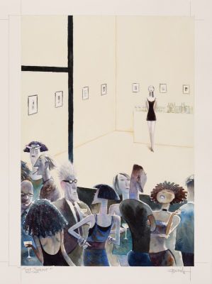 Carter Goodrich - Good Turnout - Cover for The New Yorker Magazine, 2016