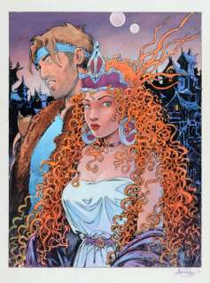 Aouamri, Mohamed | La quête de l’oiseau du temps Grande illustration couleur | Coutau Bégarie