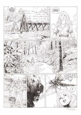 Christophe Bec | Thorgal, 2025 - La déesse d’ambre | Huberty Breyne Gallery