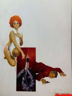 Fernã¡Ndez, Fernando | FernÃ¡ndez, Fernando - Original colour drawing - Cover - Detectives - (1980’s) | Catawiki