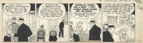 79: Gould Dick Tracy daily 8/8/35 original comic art | Russ Cochran