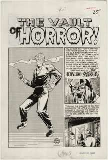 153: Craig Haunt of Fear #7 splash original comic art | Russ Cochran