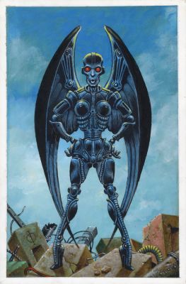 Jean-Michel Nicollet | MEKANOPOLIS – ILLUSTRATION ORIGINALE 003 | Galerie Barbier