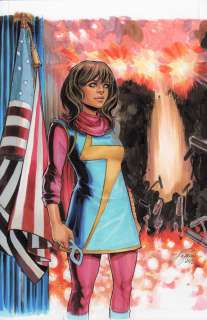 Siya Oum - ms marvel 8 variant cover kamala khan