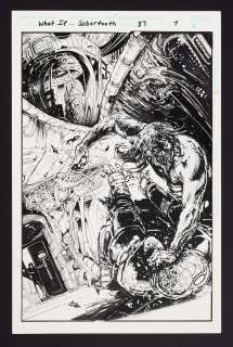 Original Art from What If #87 (1996) Page 7 Pencils & Inks by Frank Teran