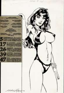 Gonzalo Mayo - vampirella #98 p 1 splash (sweet vampi splash from original vampi run! ) 1981