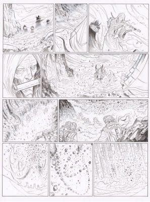 Richard Blake | A Song for Dusrian - Page 4, Métal Hurlant, 2026 | Philippe Labaune Gallery