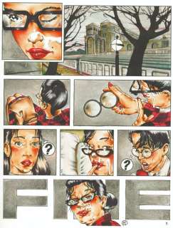 Stefano Mazzotti | Stefano Mazzotti - tavola originale x Selen "In treno" - Page volante | Catawiki