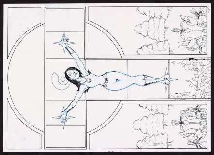 Death of Raven Sketch by Luciano Vecchio | mycomicshop.com