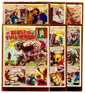 Davis- THE BEAST OF THE FULL MOON!, THE VAULT OF HORROR #17, SP 6Pg Story (1951) | Russ Cochran