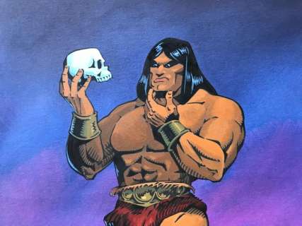 Torres, Daniel | Torres, Daniel - Original colour drawing - Conan el BÃ¡rbaro - (1998) | Catawiki