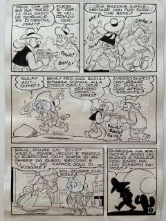 Giovan Battista Carpi | Giovan Battista Carpi - 2x tavole originali x Soldino - anni â€˜50 | Catawiki