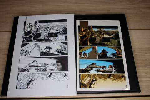 Vatine, Olivier / Blanchard, Fred | Vatine, Olivier / Blanchard, Fred - Planche originale + mise en couleur originale - Star Wars T2 - L’Héritier de l’Empire - (1996) | Catawiki