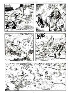 Roberto de Angelis - | Roberto De Angelis - 2x Tavola Originale - Tex Willer n. 2 "La banda di Red Bill" - (2018) | Catawiki