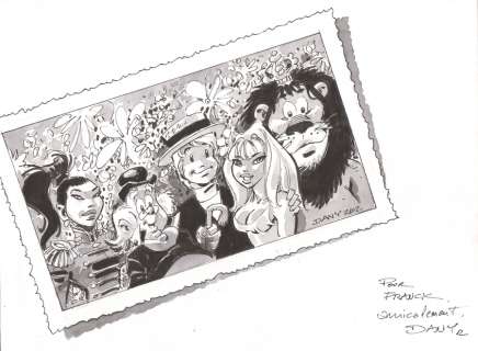 Dany | Olivier Rameau, illustration Ã  l’encre de Chi… | Millon