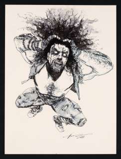 Lobo Sketch by Aaron Campbell | mycomicshop.com