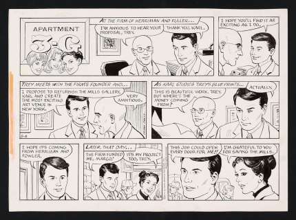 Original Art for the Apartment 3-G Comic Strip (5/8/11 and 9/11/11) by Frank Bolle | mycomicshop.com