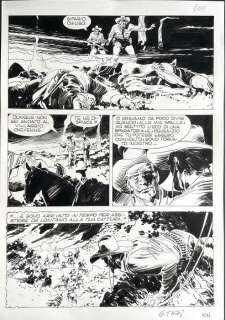 Giovanni Ticci | Giovanni Ticci tavola originale Tex n. 521 | Catawiki