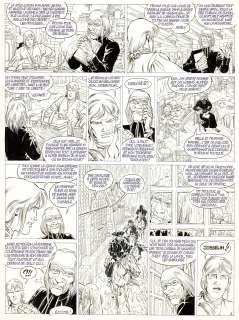 Mitton | Les survivants de l’Atlantique, Le secret de Kermadec, planche originale à l’encre de chine. | Septimus