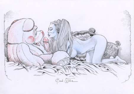 William Bondi | OPP Orsetti Pericolosi di Peluches - W. Bondi - illustrazione originale “l’orsone” - Page volante - Exemplaire unique | Catawiki