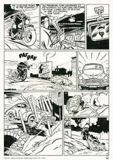 Chaland, Yves | Chaland, Yves - Estampe pigmentaire à tirage unique + certificat + NFT - Bob Fish - Planche 29 - (2022) | Catawiki