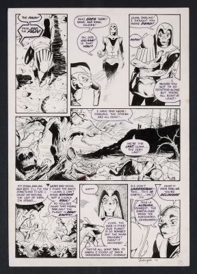 Bo Hampton | Original Art from Alien Encounters #7 (1985) Page 5 Pencils and Inks by Bo Hampton | mycomicshop.com