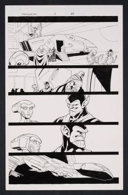 Andrea Di Vito | Original Art from Annihilation #3 (2006) Page 25 Pencils and Inks by Andrea Di Vito | mycomicshop.com (Buy It Now)