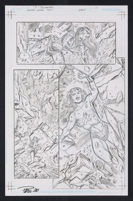 Paul Pelletier | Original Art from Wonder Woman Agent of Peace #8 (2020) Page 15 Pencils by Paul Pelletier | mycomicshop.com (Buy It Now)