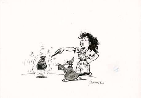 Bosschaert, Jan | Original drawing  - Sam  - (2003) | Catawiki