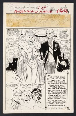 Stan Goldberg | Original Art Modeling With Millie #36 (1964) Complete 18-Page Story ’The Year’s Greatest Love Story’ by Stan Goldberg | mycomicshop.com