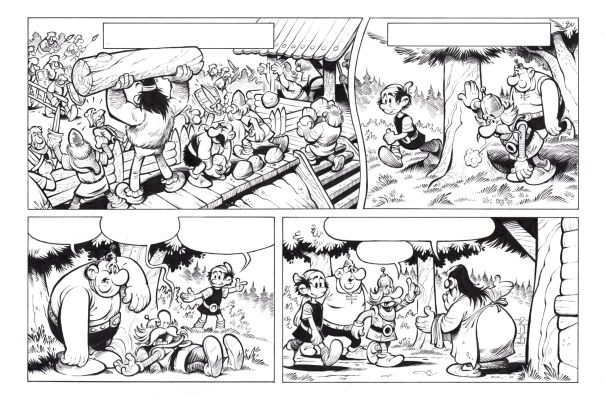 Sławomir Kiełbus | Kajko i Kokosz. Szkoła latania, strona 35A | Galeria Komiksu