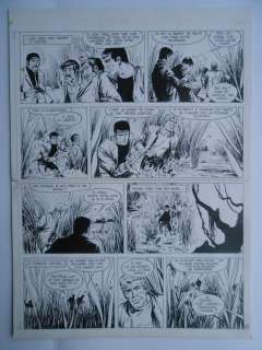 Vance | Vance, William - Planche originale (p.28) Bob Morane T19 - Guérilla à Tumbaga - (1971) | Catawiki