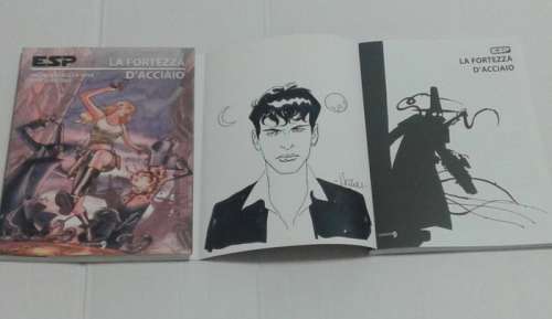 Nizzoli | Dylan Dog - Marco Nizzoli - disegno inedito firmato su vol. "Esp" - Broché - EO | Catawiki