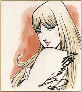 Toru Shinohara Hand-drawn Color Shikishi Onna Shiokinin Zebra | Mandarake (Big Web)