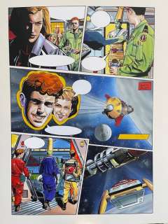 Martin Baines | Martin Baines - Dan Dare - Original colour page - Dan Dare Pilot of the Future - Planet Pluto - (2006) | Catawiki