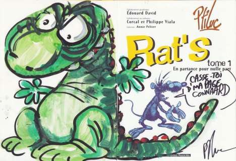 Ptiluc. Dessin original non nominatif Rat’s | BDEnchères