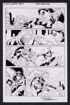 Ron Williams | Original Art from First Guard #2 (2026 G-Man Comics) Page 7 Pencils and Inks by Ron Williams | mycomicshop.com