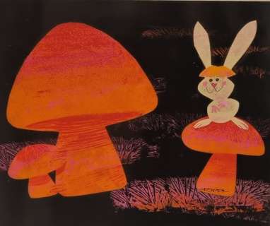 Sergio Toppi | Sergio Toppi - Il coniglio - Campione per agenzia pubblicitaria 1963 - (1963) | Catawiki