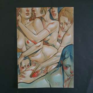 Carot, Manolo | Projetorgasme - Dessin original par Manolo Carot, dit Man - Page volante - Exemplaire unique - (2019) | Catawiki