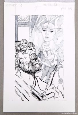 CARLES PRUNÉS - ILUSTRACIÓN PARA PORTADA DE CURIAL I GÜELFA - 1993 | todocoleccion (Buy It Now)