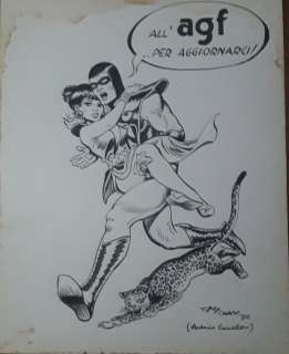 Antonio Canale, Altan, Sergio Staino | Antonio Canale, Altan, Sergio Staino 3x illustrazioni originali dedicaces | Catawiki