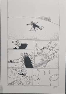 Gess | Gess - Planche originale - L’Oeil de la nuit T3 - Le Druide noir - (2015) | Catawiki