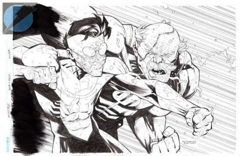 Ryan Ottley - invincible page "wear a mask" poster art