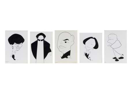 ARDITO PIETRO (1919 - 2005) - LOT COMPOSED BY 5 CARICATURES | Capitolium Art