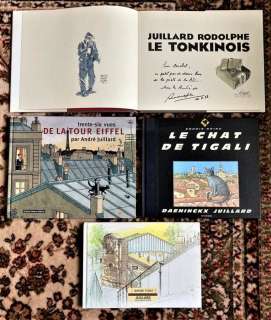 Juillard / Rodolphe / Divers Auteurs | Juillard - 4 Albums + dédicace + signature - 4x C - EO - (1988/2002) | Catawiki