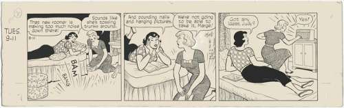 King – Gasoline Alley daily 09/11/1956 | Russ Cochran